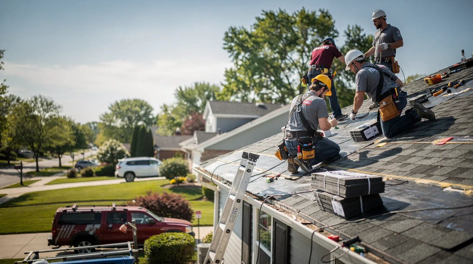 Roof Repair in Carol Stream, IL around you